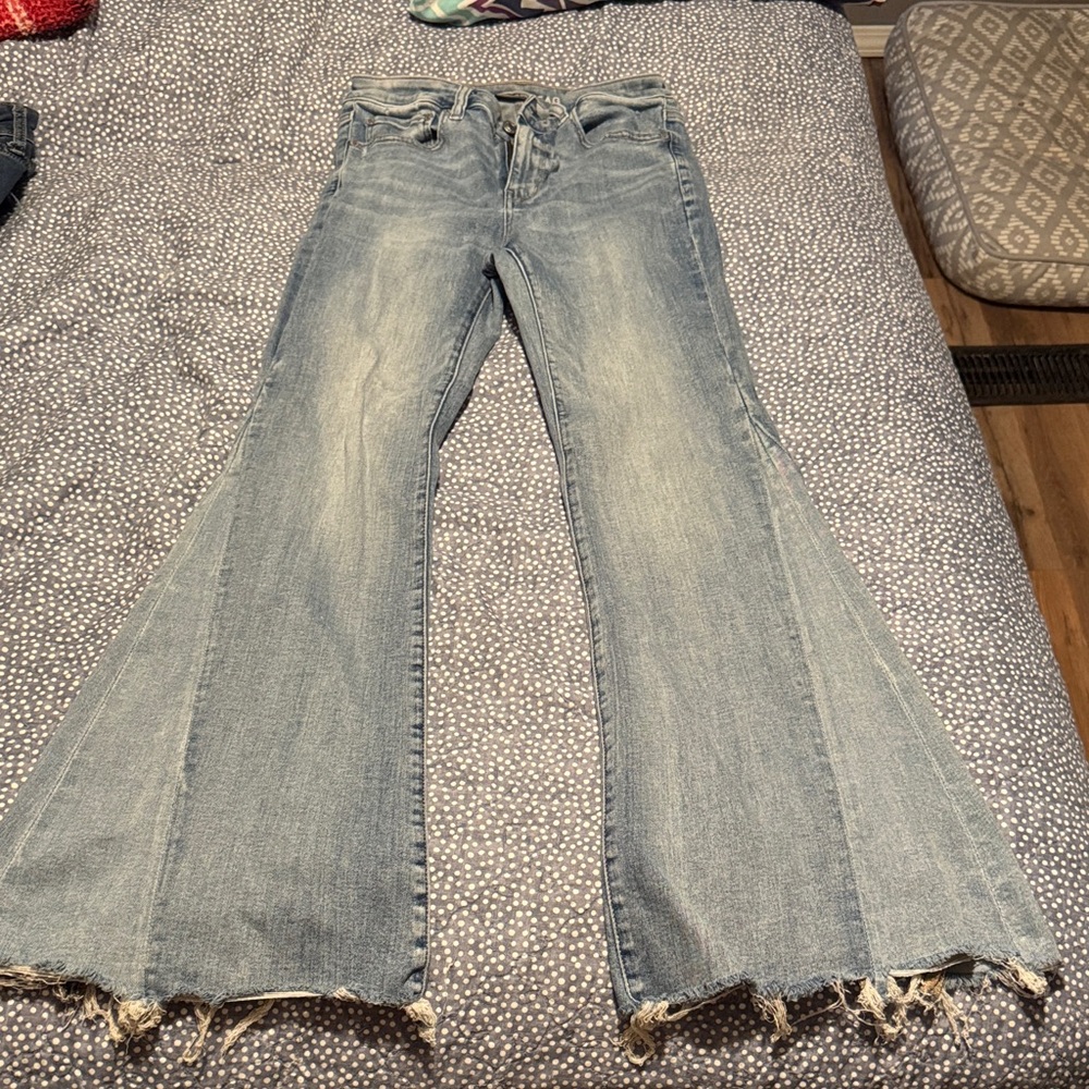 American Eagle Outfitters Light Blue Flare Jeans